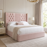 Symmetry Wingback Bed