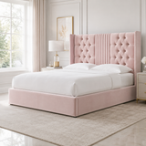 Symmetry Wingback Bed