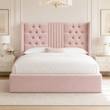 Symmetry Wingback Bed