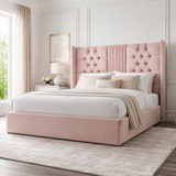Symmetry Wingback Bed