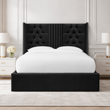 Symmetry Wingback Bed