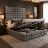 Elegance Cubic Upholstered Bed