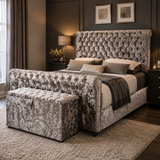Santorini Sleigh Bed - Single £150