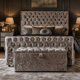 Santorini Sleigh Bed - Single £150