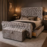 Santorini Sleigh Bed - Single £150