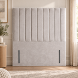 Vertical Line Floor Standing Headboard