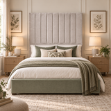Vertical Line Floor Standing Headboard