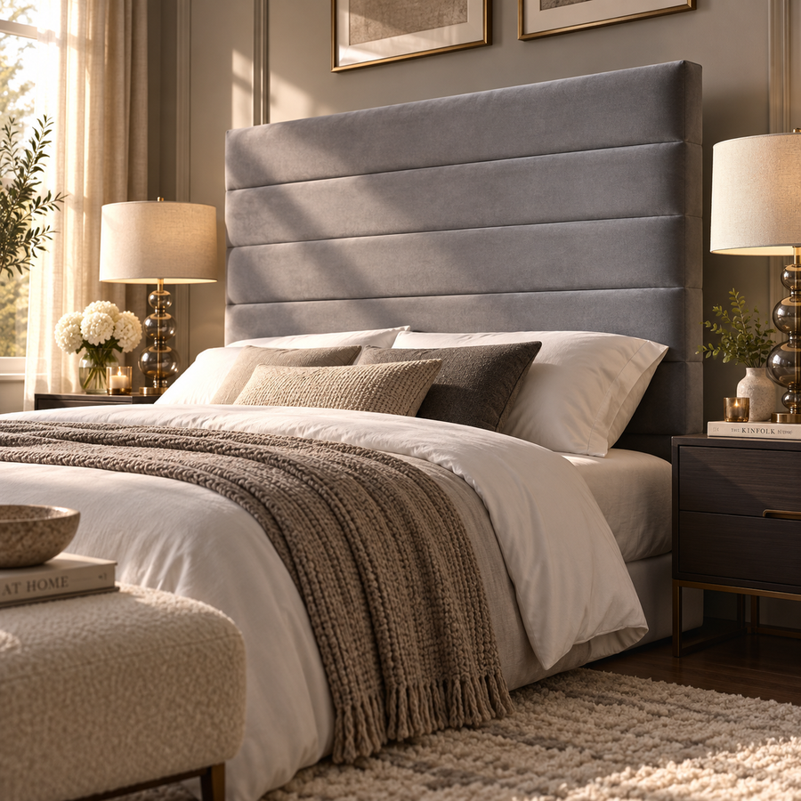 Horizontal Lined Small Headboard