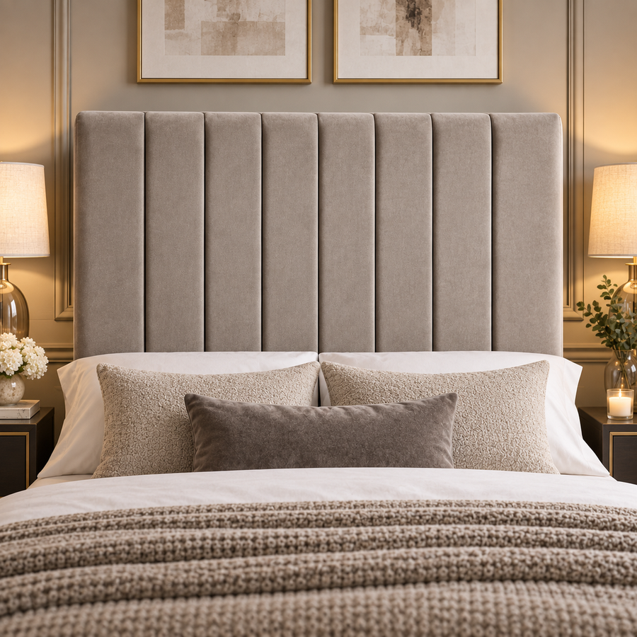 Vertical Lined Small Headboard