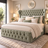 Winged Butterfly Chesterfield Headboard