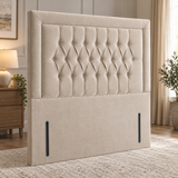 Bumper Chesterfield Floor Standing Headboard