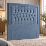Bumper Chesterfield Floor Standing Headboard