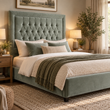 Bumper Chesterfield Floor Standing Headboard