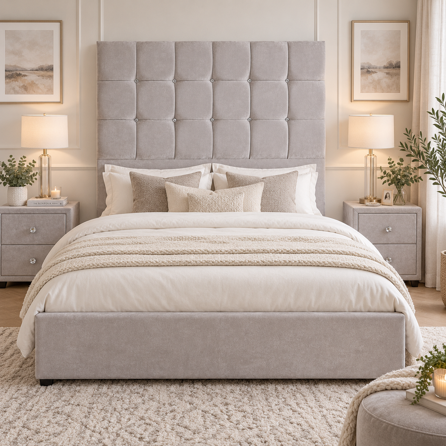Cubed Floor Standing Headboard