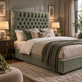 Modern Chesterfield Small Headboard