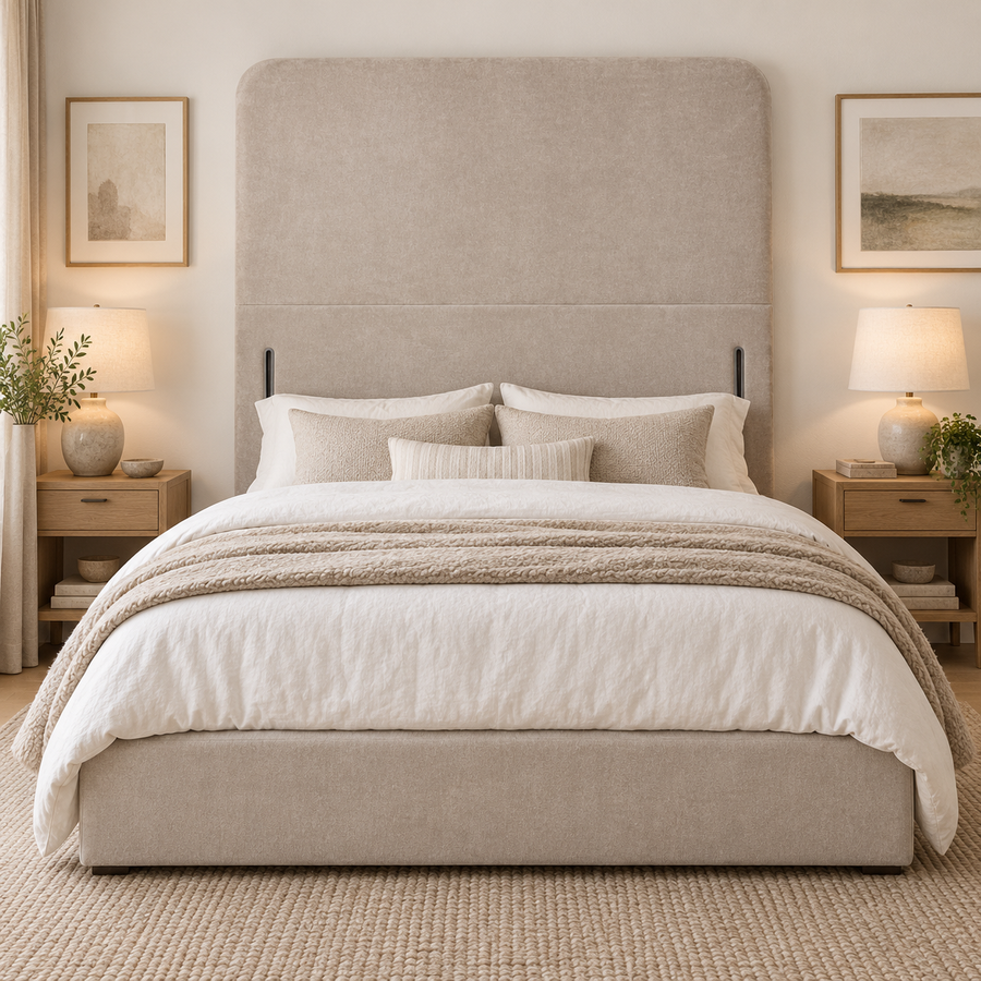 Minimalist Floor Standing Headboard