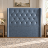 Straight Circle Winged Headboard