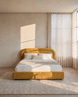 Nola Luxury Upholstered Bed Frame | Modern Bed 2026