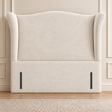 Low Upholstered Headboard, Austen Classic Padded Panel view 8