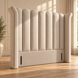 High Wingback Headboard, Athena Art Deco Tulip view 3