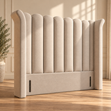 High Wingback Headboard, Athena Art Deco Tulip view 7