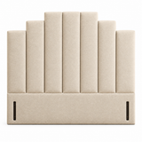 High Floor Standing Headboard, Avalon Art Deco Channelled view 10