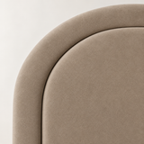 High Curved Headboard, Aria Crescent Cloud view 6