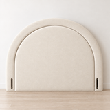 High Curved Headboard, Aria Crescent Cloud view 8