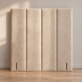 High Panelled Headboard, Archer Four Panel Geometric view 6