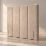 High Panelled Headboard, Archer Four Panel Geometric view 5