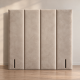 High Panelled Headboard, Archer Four Panel Geometric view 4