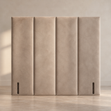 High Panelled Headboard, Archer Four Panel Geometric view 7