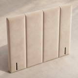 High Panelled Headboard, Archer Four Panel Geometric view 8