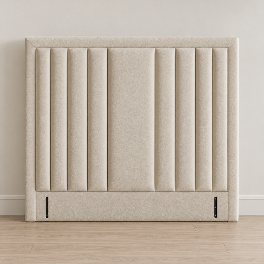 High Cushioned Headboard, Averly Plush Velvet
