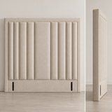High Cushioned Headboard, Averly Plush Velvet view 5