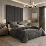 Padded Individual Upholstered Wall Panel Headboard