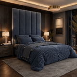 Padded Individual Upholstered Wall Panel Headboard