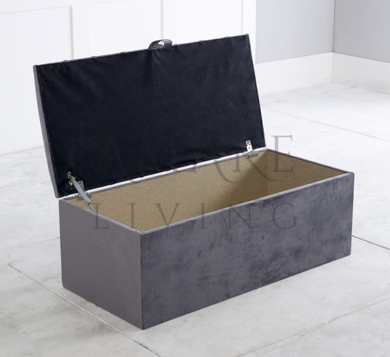 Lined Ottoman Storage Box