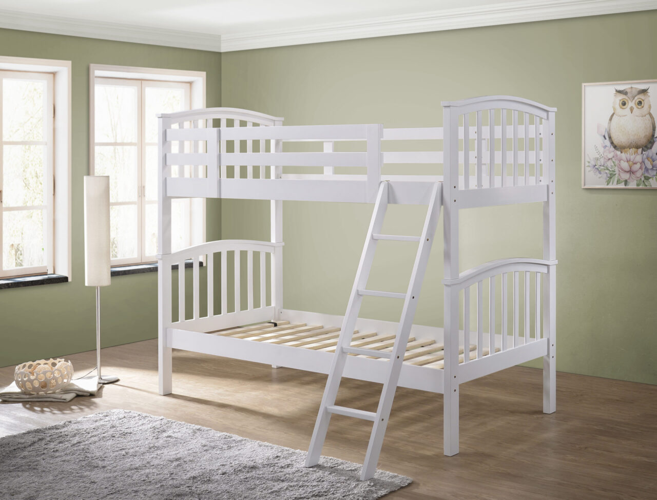 White Bunk Bed
