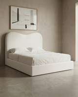 Mirage Cloud Teddy Ottoman Bed – High Headboard Divan | Amare Living