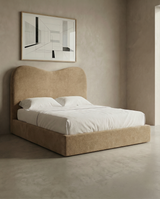 Mirage Cloud Teddy Ottoman Bed – High Headboard Divan | Amare Living