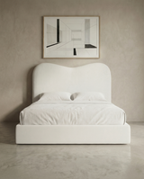 Mirage Cloud Teddy Ottoman Bed – High Headboard Divan | Amare Living