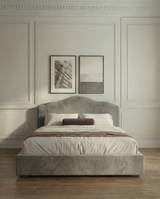 Percy Cloud Teddy Ottoman Bed – Low Headboard Divan | Amare Living
