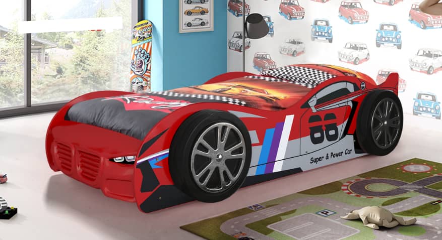 Turbo 88 Red Car Bed