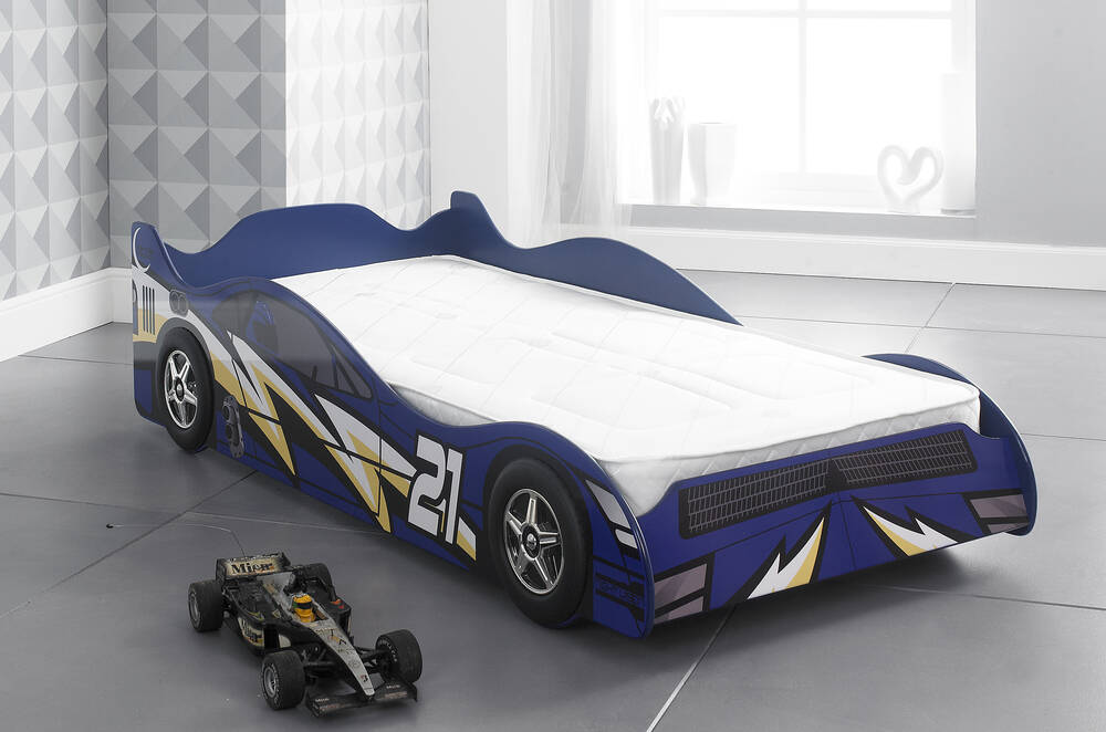 No21 Blue Car Bed