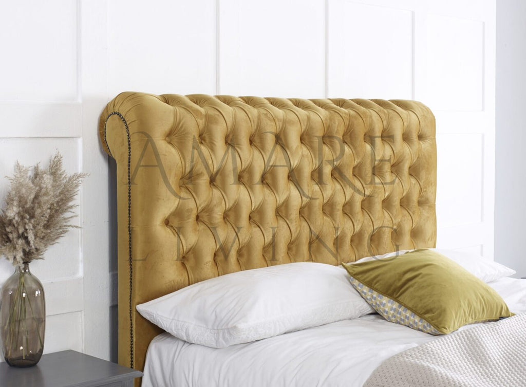 Serenity Sleigh Chesterfield Bed