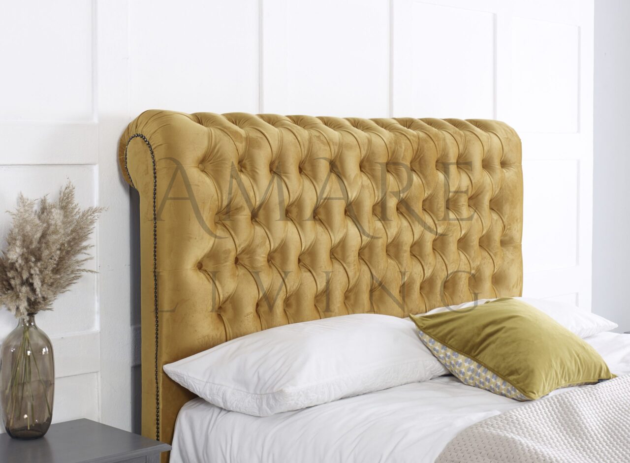 Serenity Sleigh Chesterfield Bed