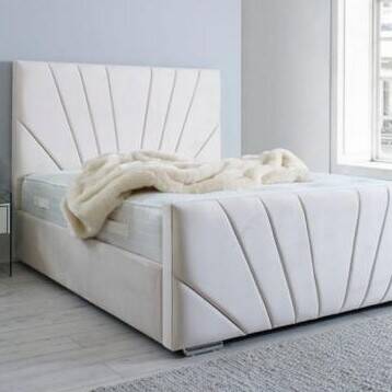 Sunrise Linear Upholstered Bed