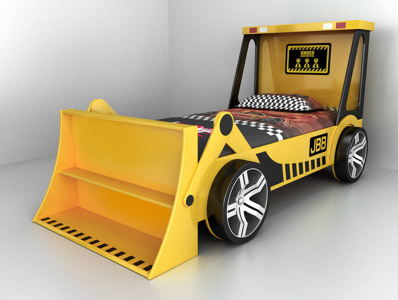 Yellow Tractor Bed