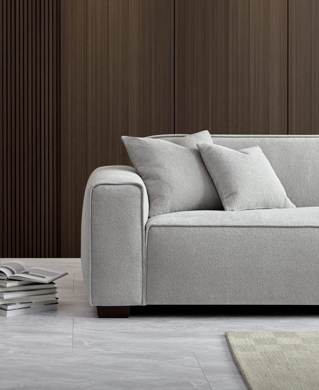 Chaise Sofa with Soft Cushion